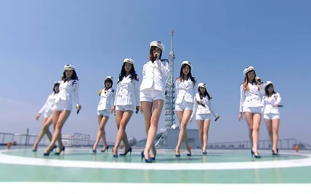 girlsgeneration telhado MBC 2009
